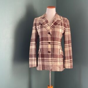 Vintage late 50s early 60s 100% wool academic jacket summit of Boston